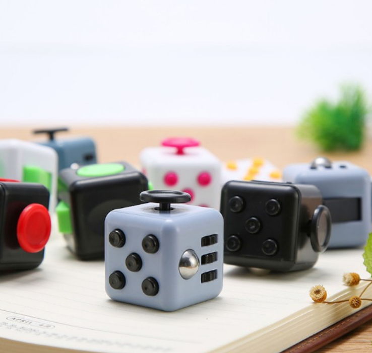 Fidget dice with rubber coated toys cube | Pop It Fidget Toy Wholesale